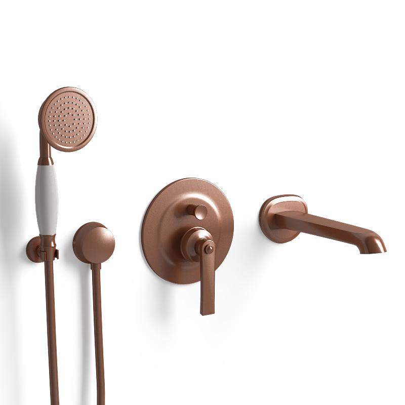 Pack mitigeur bain rétro à encastrer, Liberty, 2 couleurs