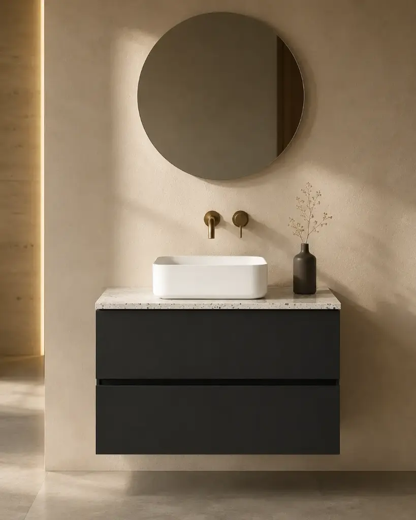 Meuble salle de bain 80 cm, Caruso