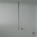 Mitigeur lavabo plafond, gun métal brossé, Châtelet