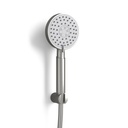 Set de douche complet avec douchette 3 fonctions, Châtelet, inox brossé