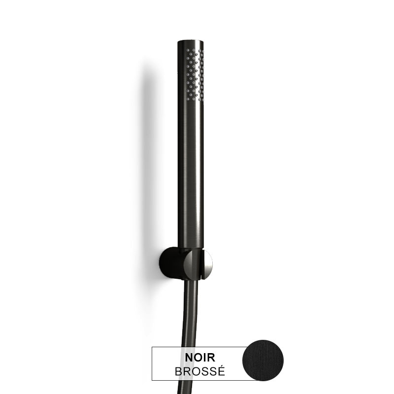 Set de douche complet, Châtelet, noir brossé