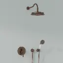 Composition mitigeur de douche  cuivre, Liberty