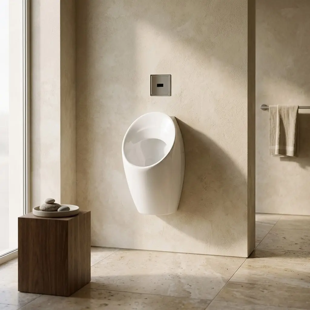 Urinoir mural en céramique électronique
