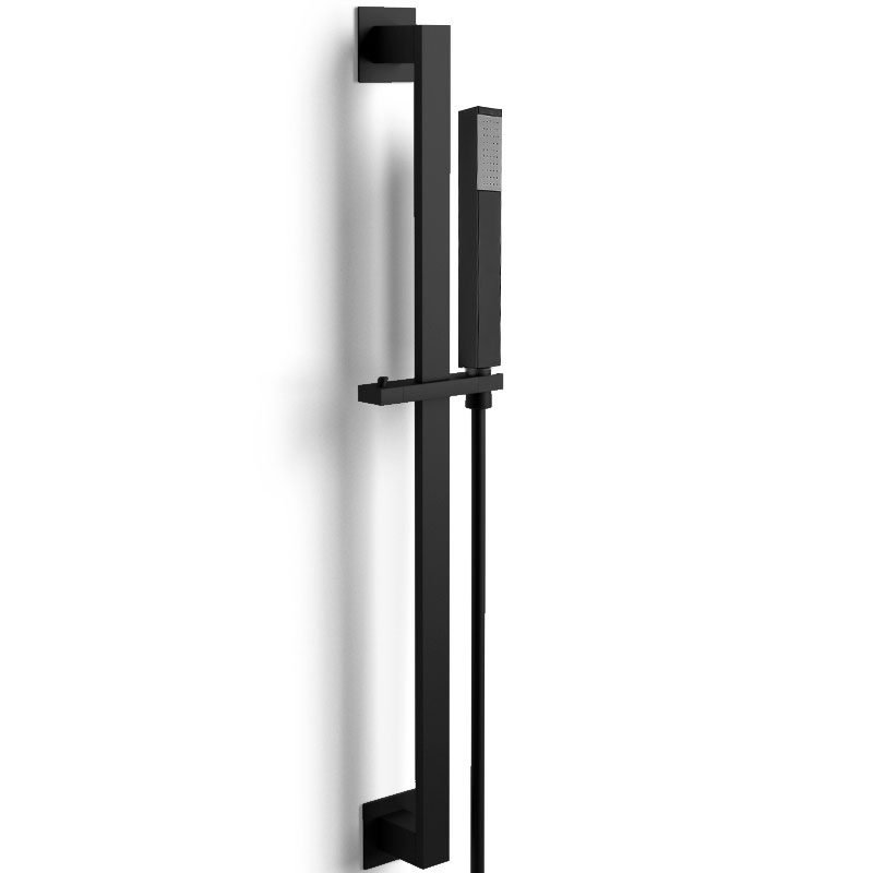 Set barre de douche complet noir Tuileries