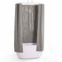 Rideau de douche 150, 200 ou 300 x 200 cm, lin Taupe, Lino