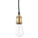 Suspension industrielle douille cuivre avec câble nylon