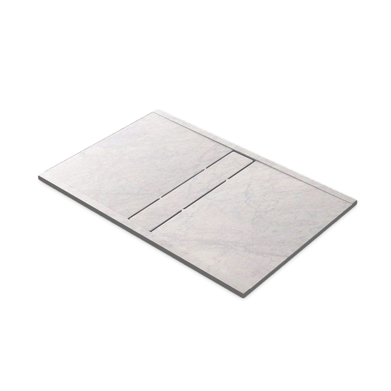 Receveur De Douche, pierre Carrara, 80x120, 140 ou 160 cm, Apolo central