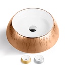 Vasque à poser en céramique - Ø46cm, Harmony