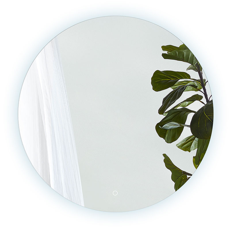 Miroir Ø60 ou Ø80 cm, LED salle de bain rond, Circle 3