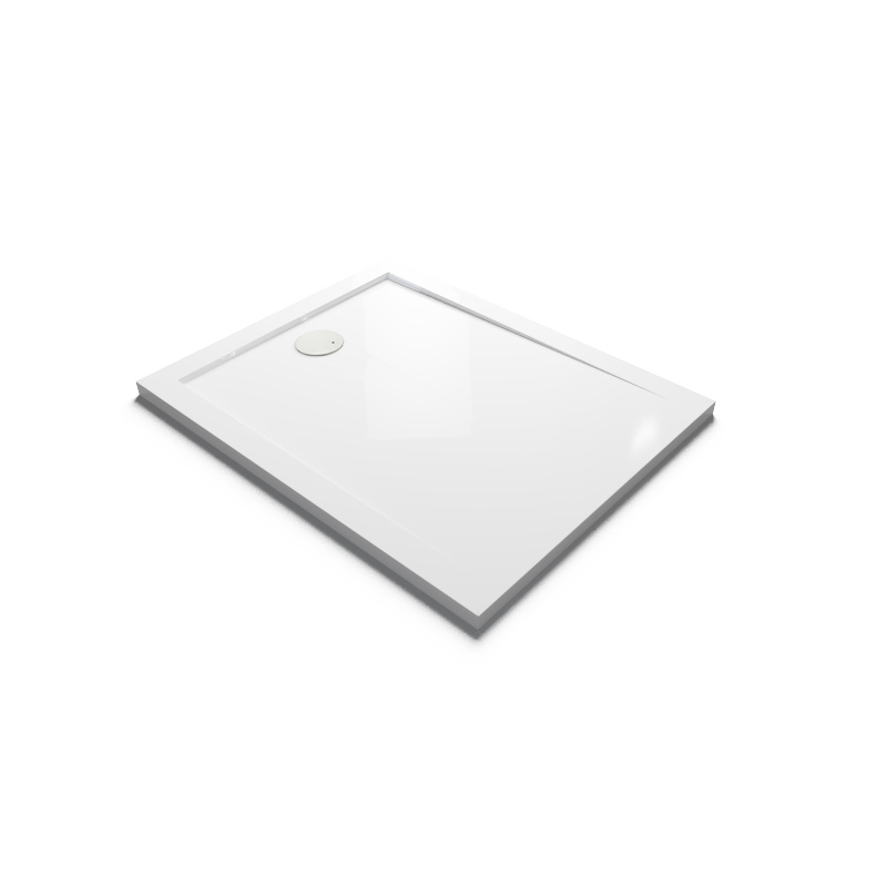 Receveur de douche 80x100 ou 120 cm, acrylique, Bora