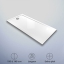 Receveur de douche 90x100, 120 ou 140 cm, acrylique, Bora