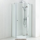 Cabine de douche pentagonale, 80x80 ou 90x90 cm, Penta