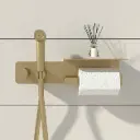 Set Douchette hygiénique avec porte rouleau Châtelet, 3 couleurs