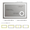 Miroir sur-mesure