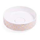 Vasque à poser, 44x13.8 cm, Porcelaine de Paris, Urielle