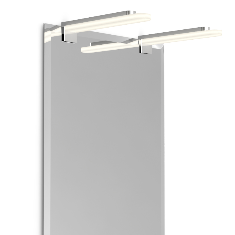 Pack miroir biseauté Reflect 40x70 à 140x80 cm et appliques Astor