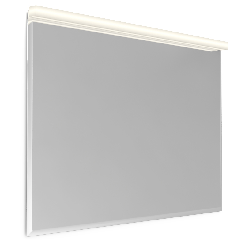 Pack miroir biseauté Reflect 120x80 ou 140x80 cm et applique Ingo 119 cm
