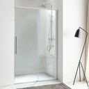 Porte de douche coulissante 100 à 140 cm, chromé, Arena 2