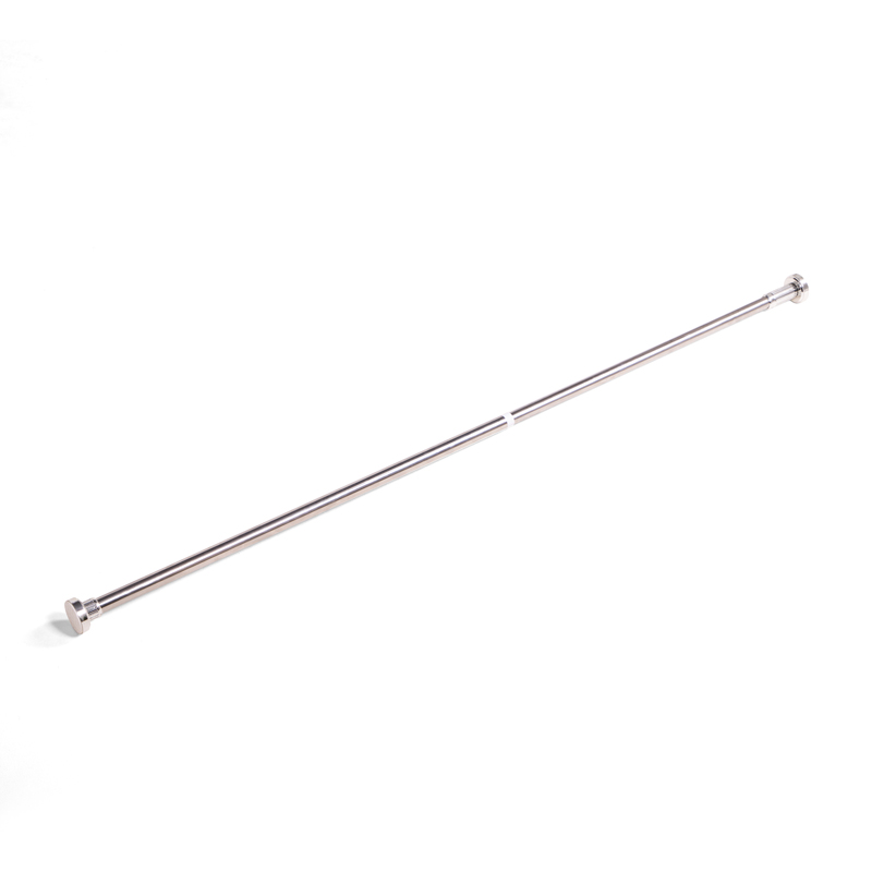 Barre extensible 70 à 120 ou 90 à 160 cm, droite, pour rideau de douche, chrome