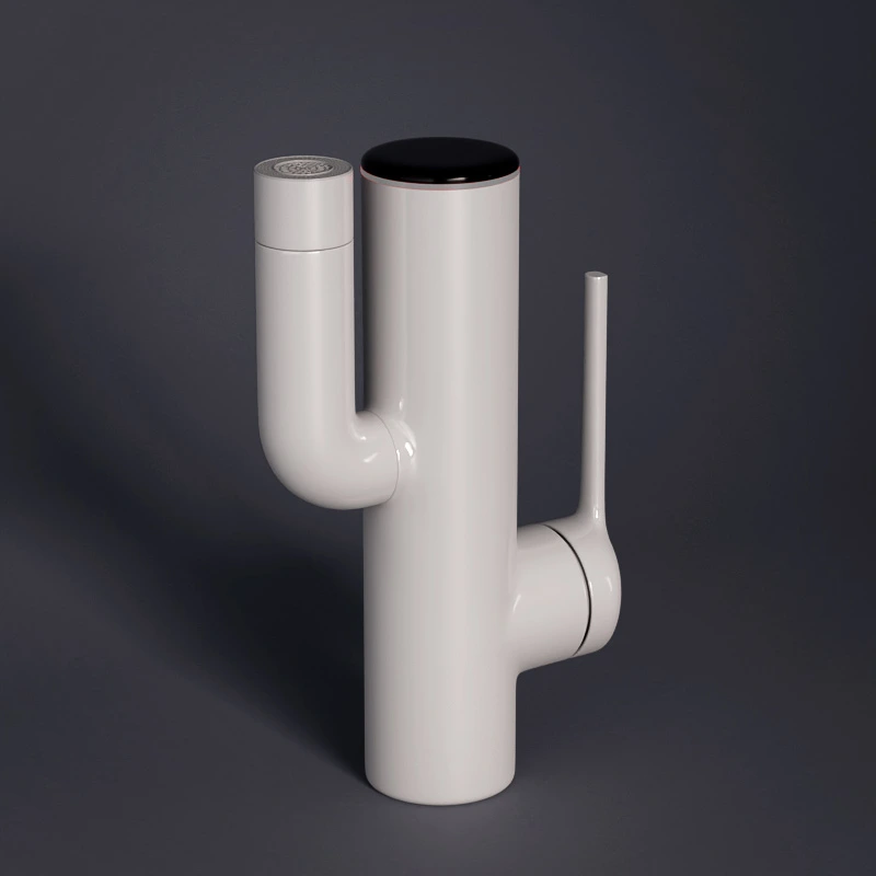 Mitigeur Lavabo,blanc, Cactus