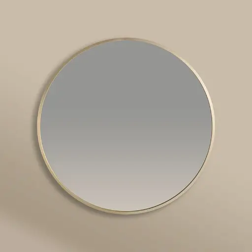 Miroir Rond 60cm Doré brossé, Châtelet 