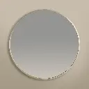 Miroir Rond 80cm, Doré mat, Châtelet