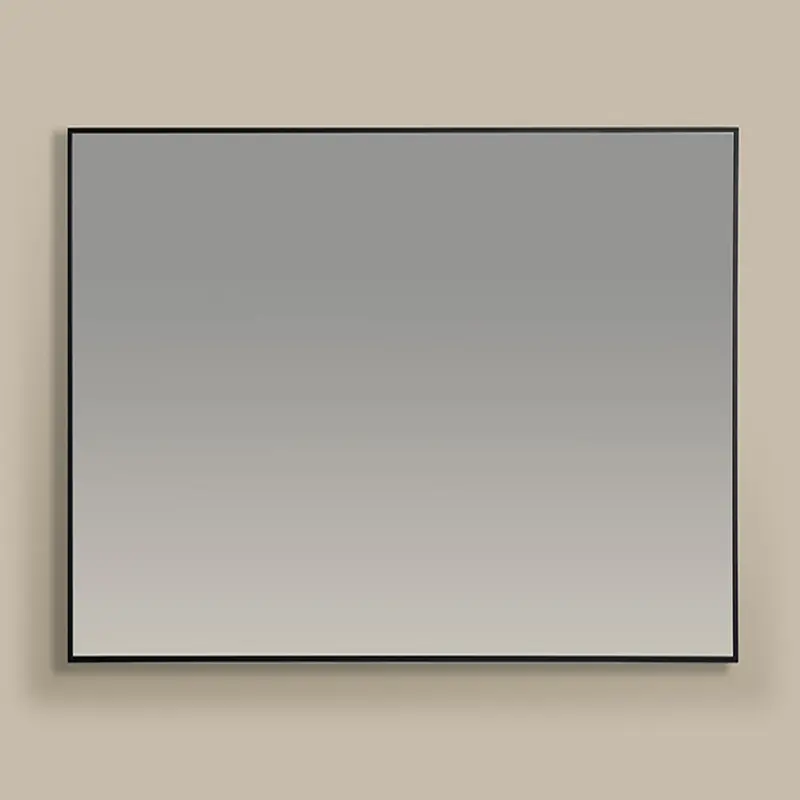 Miroir Rectangulaire 100X80 Noir Mat, Châtelet