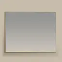 Miroir rectangulaire 100X80, doré brossé, Châtelet
