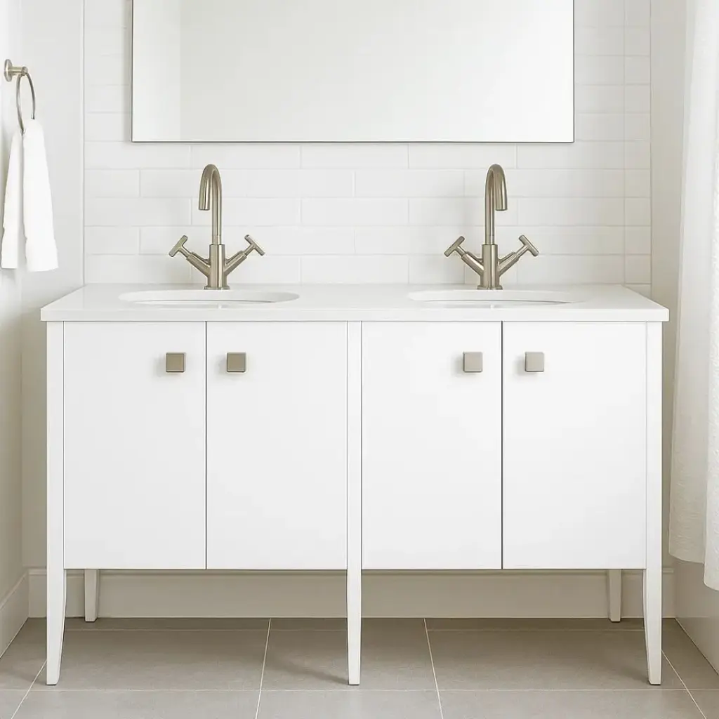 Meuble Touquet 150X45 + Vasque Hermes Solid 151X46