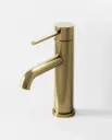 Robinet mitigeur lavabo, Châtelet, doré brossé