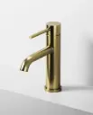 Robinet mitigeur lavabo, Châtelet, doré brossé