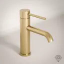 Robinet mitigeur lavabo, Châtelet, doré brossé