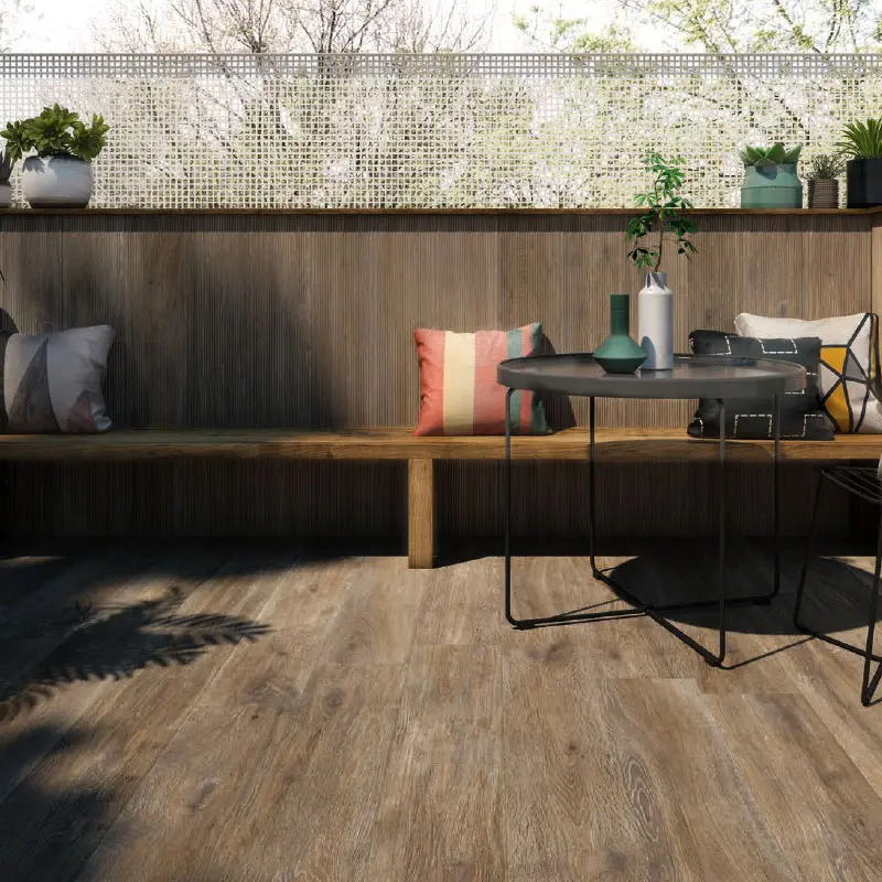 Carrelage parquet classique, 23X120 cm, Trunk Nut 