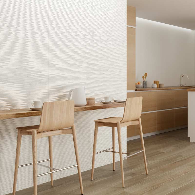 Stryn Blanc mat 40x120 cm