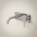 Mitigeur lavabo mural chromé, bec 15 cm, Châtelet III