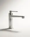 Mitigeur lavabo cannelé, Chrome, César 1