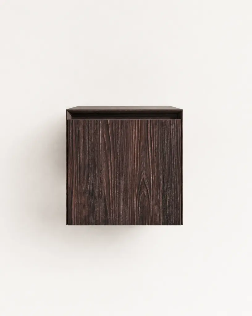 Meuble complémentaire suspendu bois noyer, 40cm , Léman