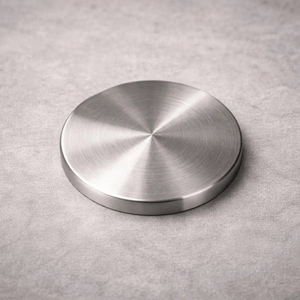 échantillon finition inox brossé collection Châtelet aspect mat