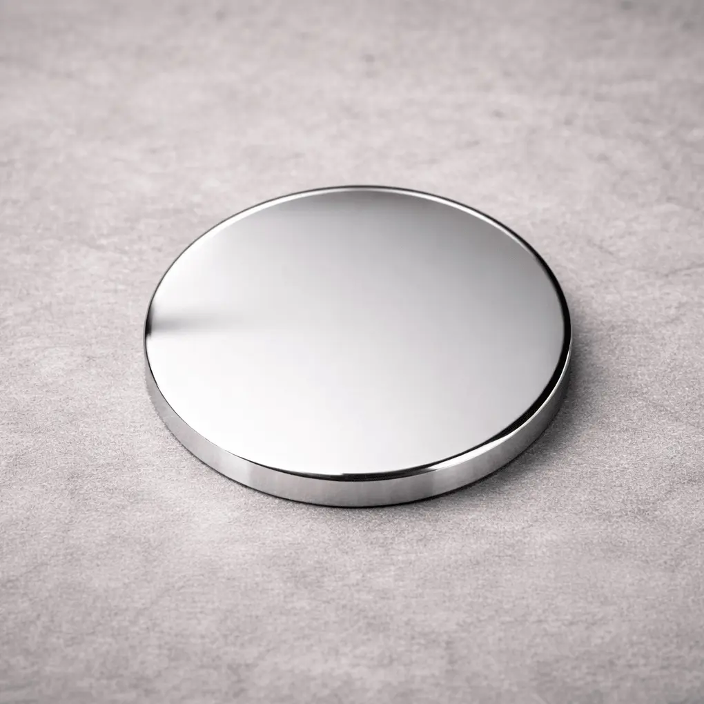 échantillon finition chromé inox poli collection Châtelet effet miroir