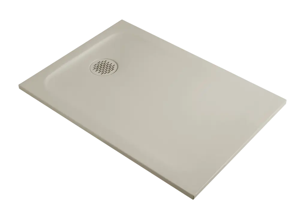 Receveur de douche résine minérale Beige 70 cm - Cotton