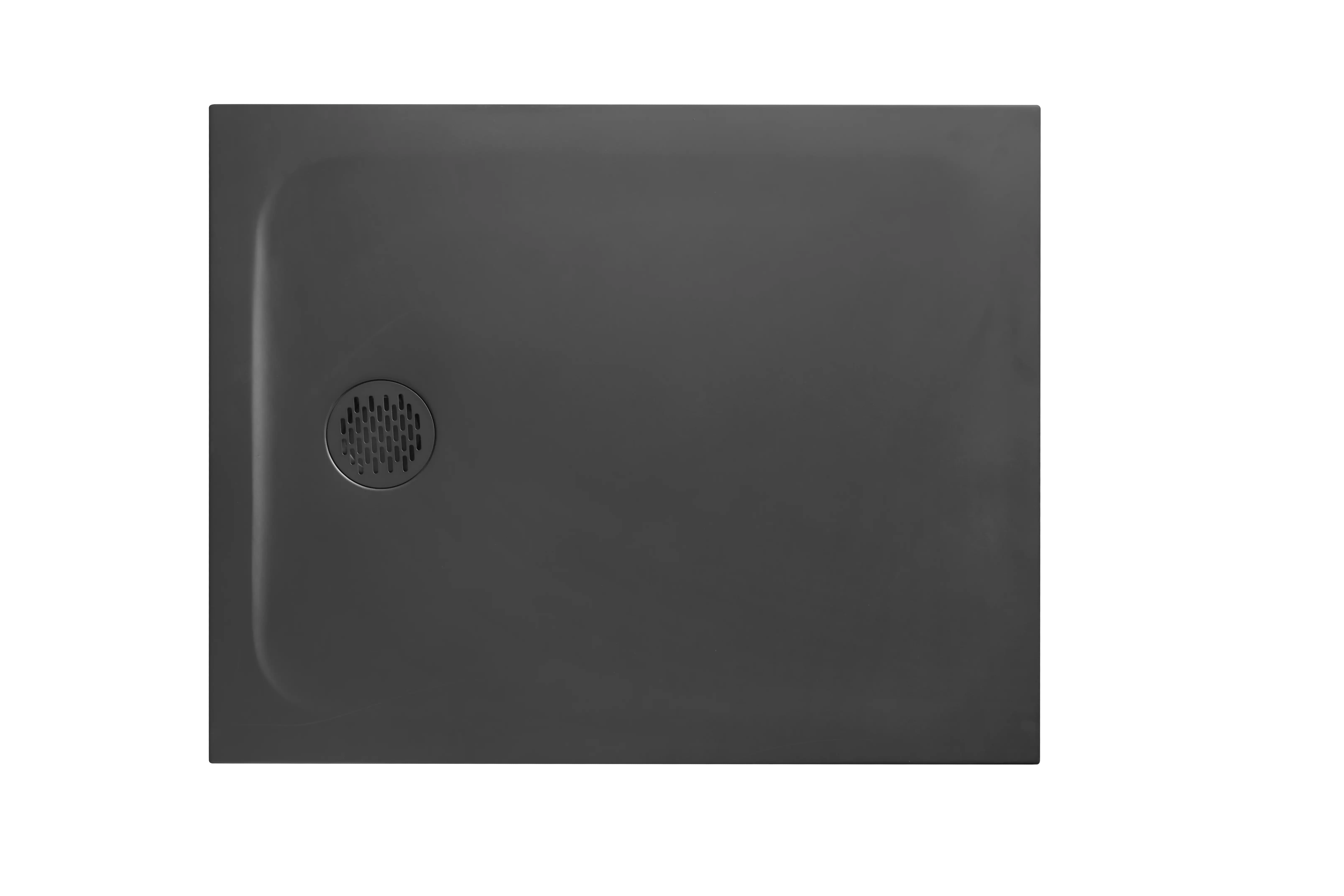 Receveur de douche résine minérale noir 70 cm - Cotton