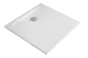Receveur de douche résine minérale Blanc 90 cm - Cotton  