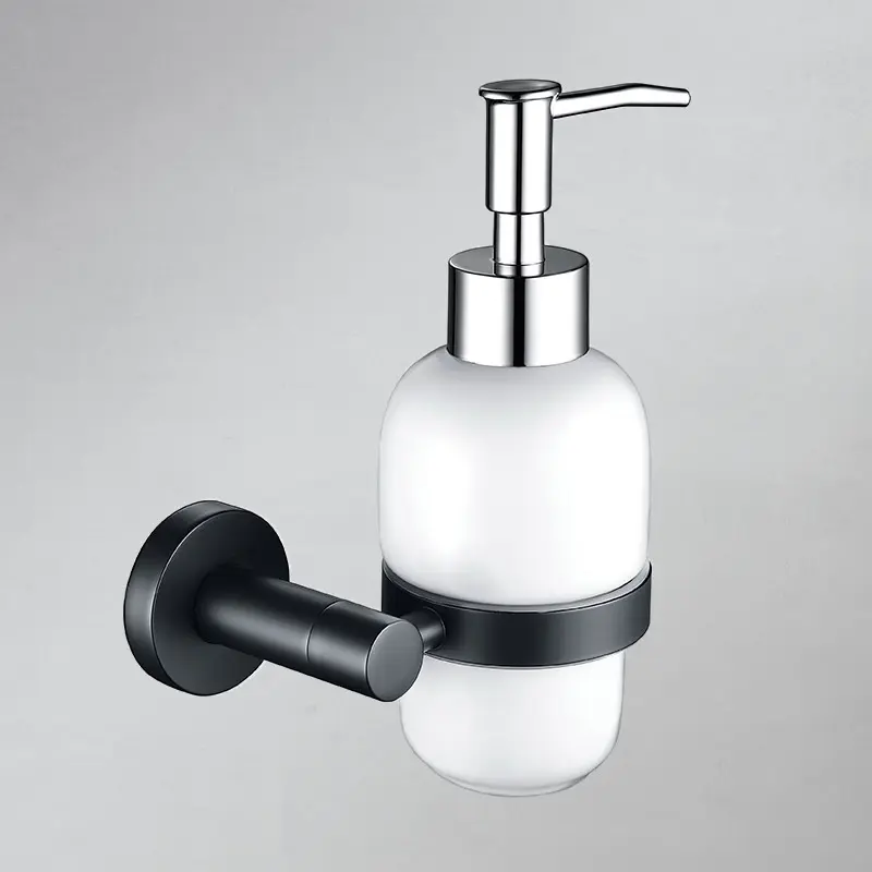 Distributeur se savon liquide mural noir mat, Roll