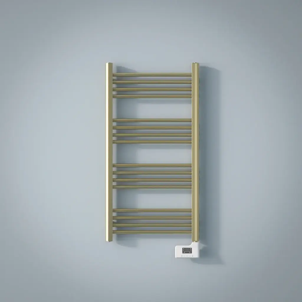 Sèche serviette électrique 400W 54X96X16 Doré brossé, Arrow