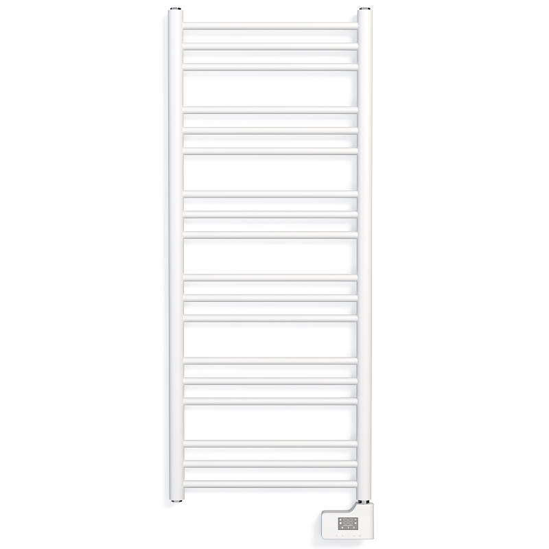 Sèche-Serviettes électrique, 120x50 cm, 500W, Blanc Mat, Châtelet