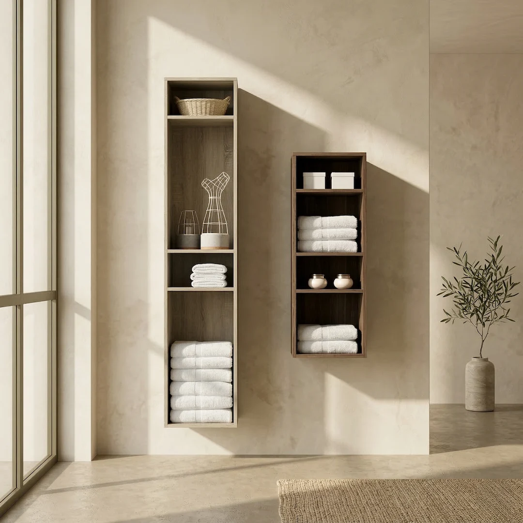 Colonne de rangement ouverte 153x33 cm, Modulo 153