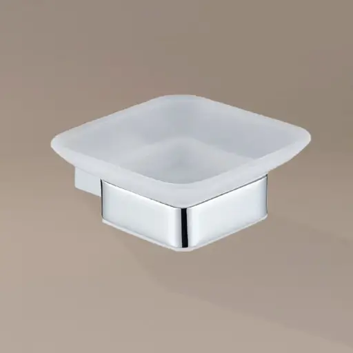 Porte-savon, Chromé, Qube
