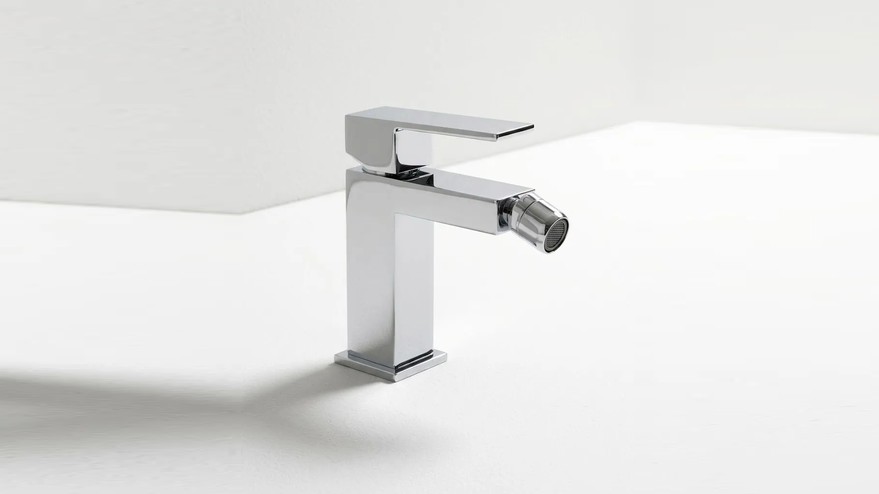 Robinet mitigeur, bidet "Sarre", avec bonde chromé