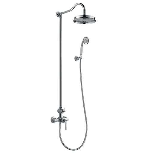 Colonne de douche avec mitigeur mécanique chromée, Liberty