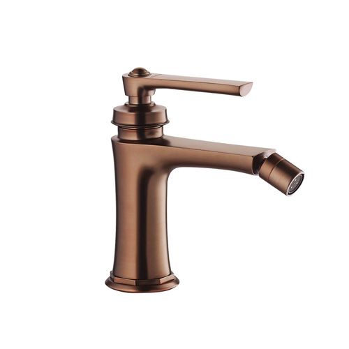 Robinet mitigeur bidet, et sa bonde, traité cuivre, Liberty